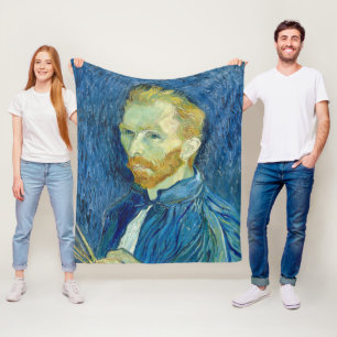 Selbstporträt Vincent Van Gogh 1889 Fleecedecke