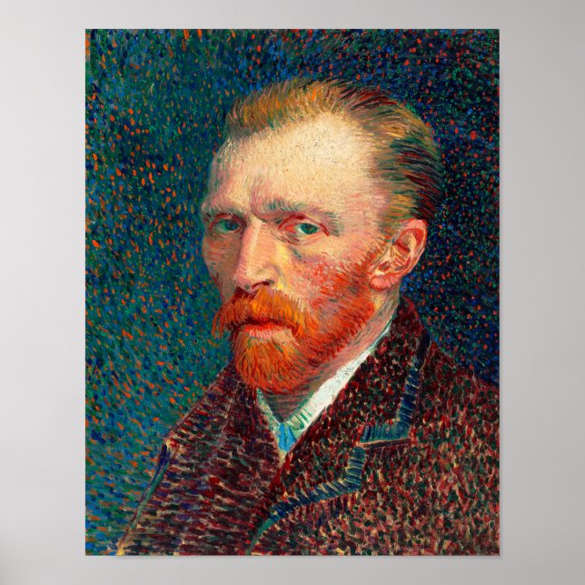 Selbstporträt Vincent Van Gogh Poster (Vorne)