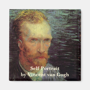 Selbstporträt Vincent van Gogh, Vintage Fine Art Magnet
