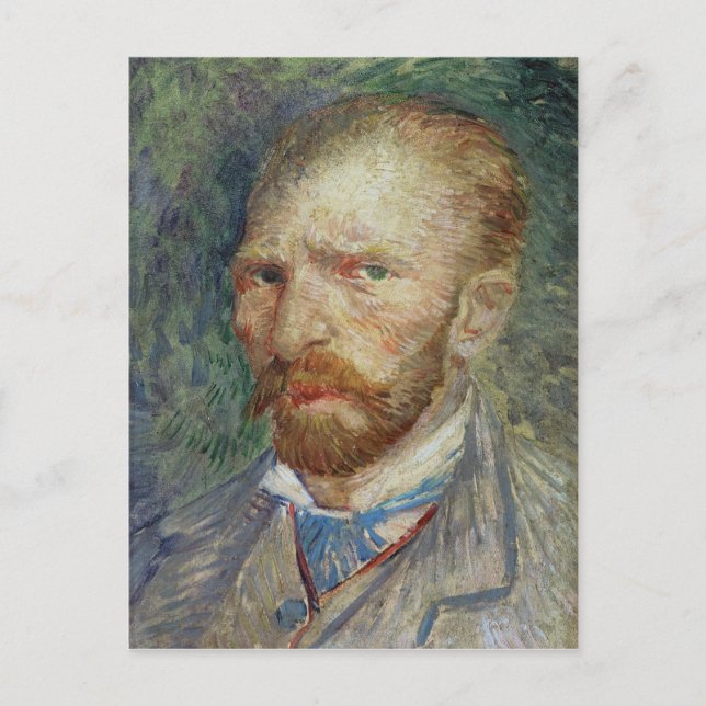 Selbstporträt Vincent van Goghs |, 1887 Postkarte (Vorderseite)