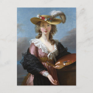 Selbstporträt von Elisabeth Vigee Le Brun Postkart Postkarte