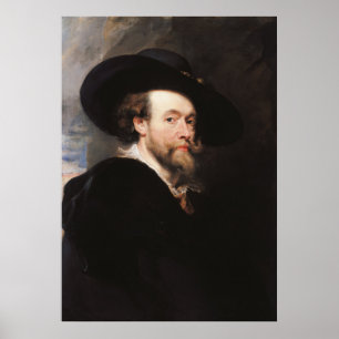 Selbstporträt von Sir Peter Paul Rubens Poster