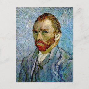 Selbstporträt von Van Gogh Postkarte