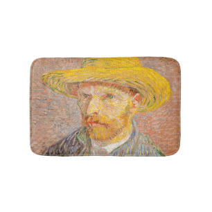 Selbstporträt von Vincent Van Gogh, impressionisti Badematte