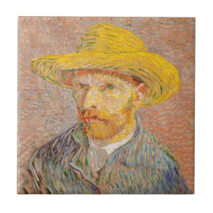 Selbstporträt von Vincent Van Gogh, impressionisti Fliese