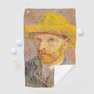 Selbstporträt von Vincent Van Gogh, impressionisti Golfhandtuch