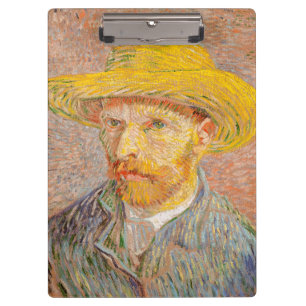 Selbstporträt von Vincent Van Gogh, impressionisti Klemmbrett
