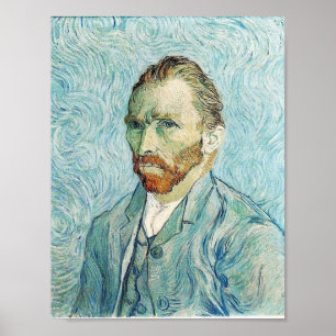 Selbstporträt von Vincent Van Gogh Poster