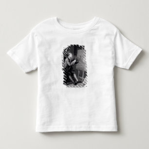 Selbstporträt, welches das Comic Musen malt Kleinkind T-shirt