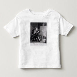 Selbstporträt, welches das Comic Musen malt Kleinkind T-shirt