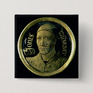Selbstporträtmedaillon, c.1450 (Email auf Kupfer) Button