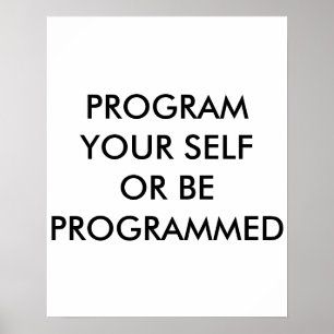 SELBSTPROGRAMM POSTER