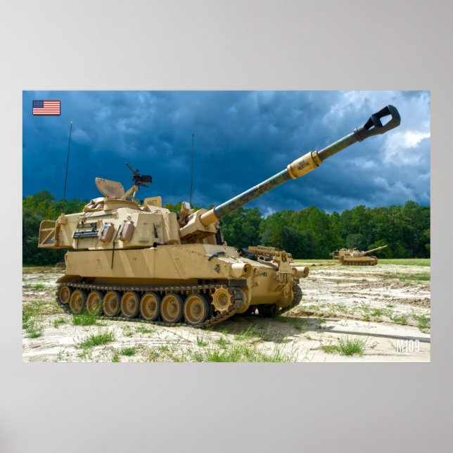 SELBSTPROPELLED HOWITZER - M109 Paladin Poster (Vorne)