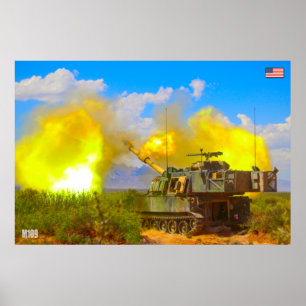 SELBSTPROPELLED HOWITZER - M109 Paladin Poster
