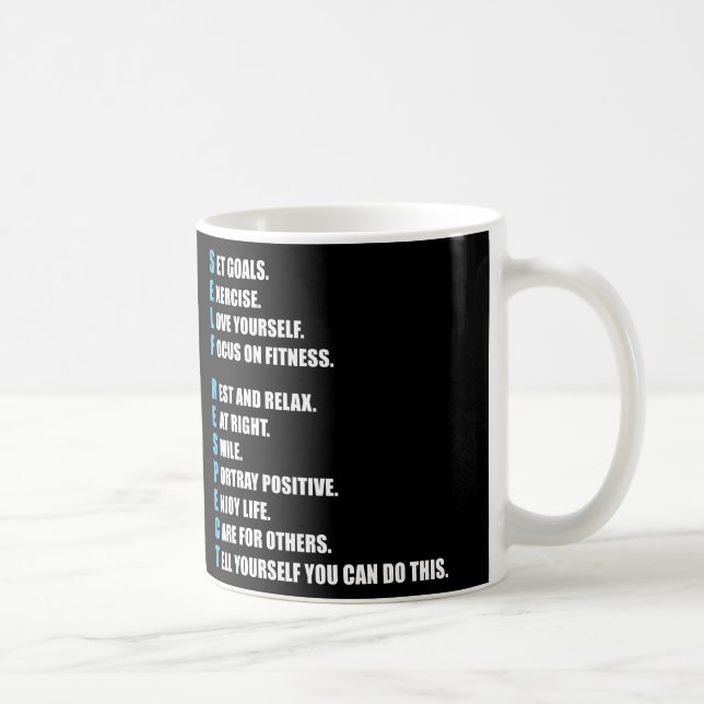 SELBSTRESPEKT - Motivierend Kaffeetasse (Rechts)