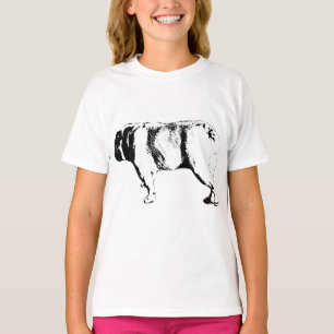 Selbstsichere Schritte, leichter Stil T-Shirt