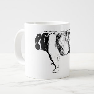 Selbstsichere Schritte, Morgenruhe Jumbo-Tasse