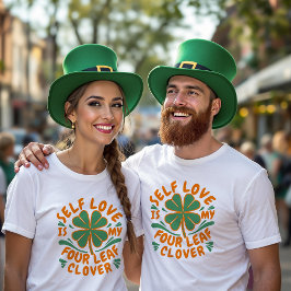 Selbstständige Liebe Vierblättriges Kleeblatt Unis T-Shirt