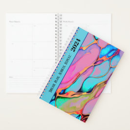 SELBSTSTÄNDIGES MOTIVIEREND QUOTE WASSERFARBEN-DES PLANER