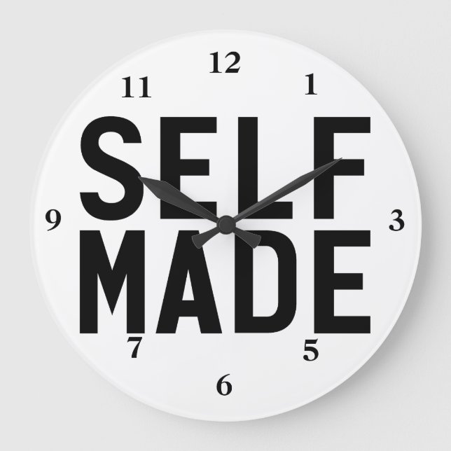 Selbstunabhängig Große Wanduhr (Vorderseite)