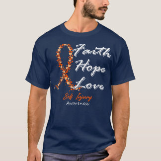 Selbstverletzung Bewusstsein Glaube Hoffnung Liebe T-Shirt