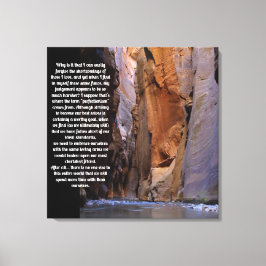 Selbstverschuldung Inspiration Leinwanddruck