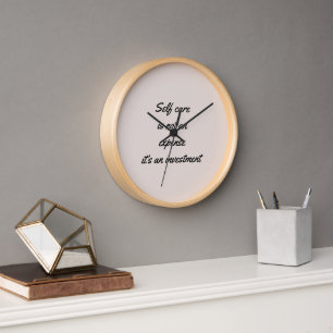 Selbstversorgung ist kein Kostenfaktor Uhr