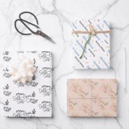 Selbstversorgung und Liebe Geschenkpapier Set