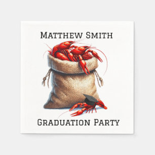 Selbstverständlichkeit der Crawfish Graduation Par Serviette