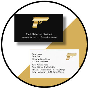 Selbstverteidigung-Visitenkarten Visitenkarte