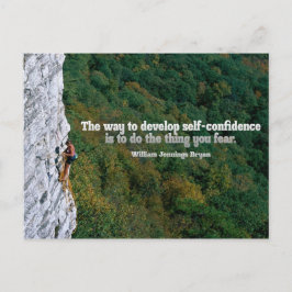 Selbstvertrauen Inspirationskarte Postkarte