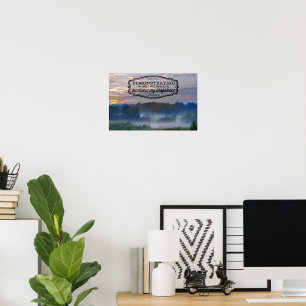 "Selbstvertrauen" Motivation Affirmation Poster
