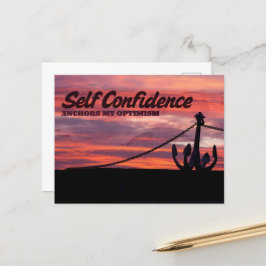 "Selbstvertrauen" Motivation Affirmation Postkarte