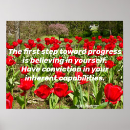 Selbstvertrauen Poster