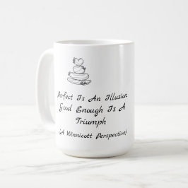 Selbstwert-Zitat von Winnicott Kaffeetasse