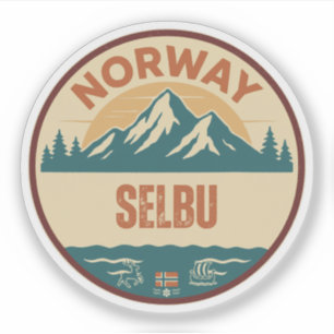Selbu, Norwegen Norwegen Aufkleber