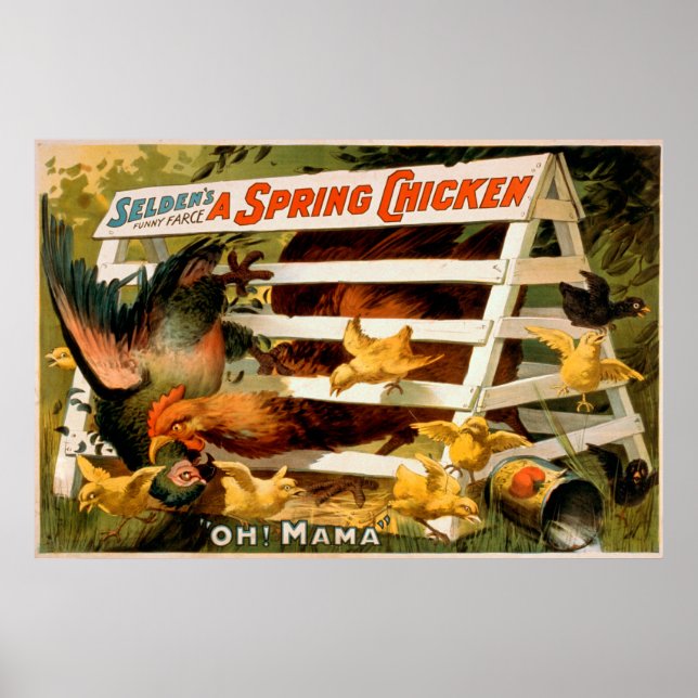 Selden's Funny Farce, Ein Frühlingsspiel Poster (Vorne)