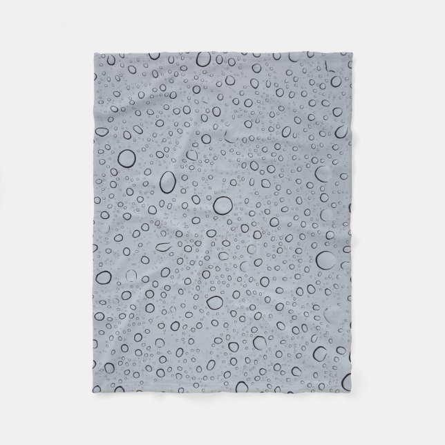 Selective focus photography of water droplets fleecedecke (Vorderseite)