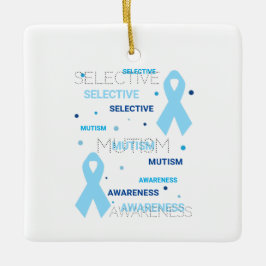 Selective Mutism dots Keramikornament
