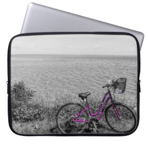Selektive Farbe des Mackinac Island Bike Laptopschutzhülle