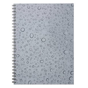Selektive Fokusfotografie von Wassertröpfchen Notizblock