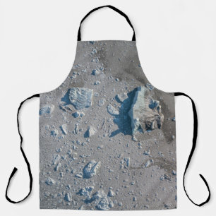 Selektiver Fokus von grauem Stein Schürze