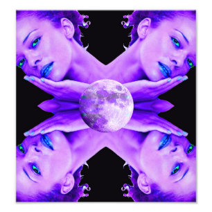Selene Moon Goddess Fotodruck