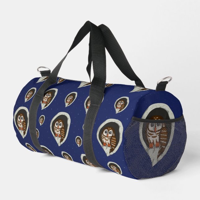 Selene the Owl Duffle Bag (Rechte Ecke)