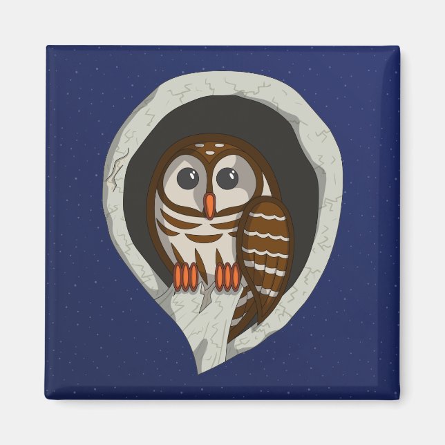 Selene the Owl Magnet (Vorne)