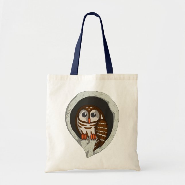 Selene the Owl Tote Bag Tragetasche (Vorne)