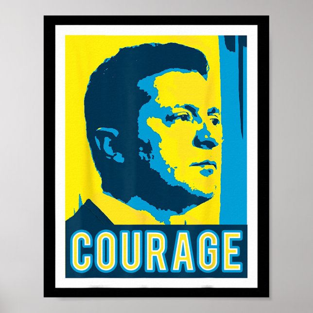 Selenskyj - Mut - Ukraine  Poster (Vorne)