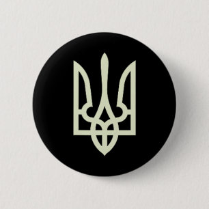 Selenskyj Ukrainisches Armee-Shirt Ukraine Militär Button