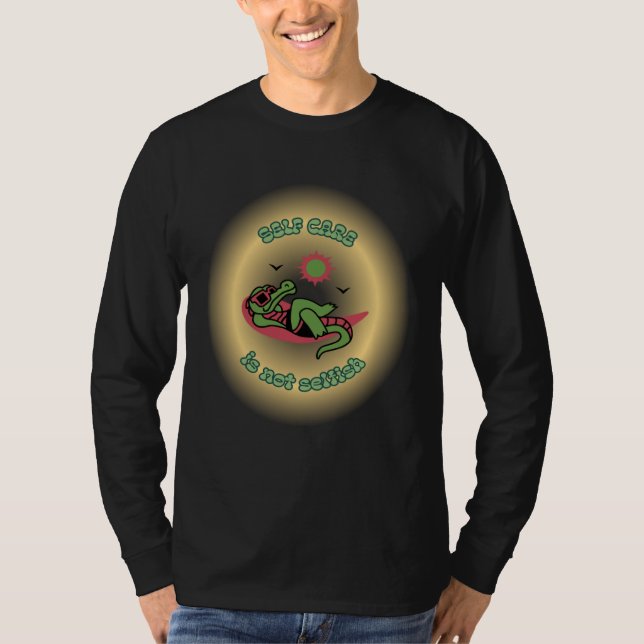 Self Care is not Selfish Mental Health Awareness W T-Shirt (Vorderseite)