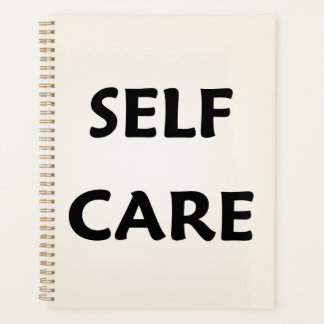 Self Care Minimal Planner Cover Planer